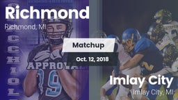 Matchup: Richmond vs. Imlay City  2018