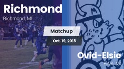 Matchup: Richmond vs. Ovid-Elsie  2018