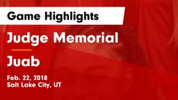 Judge Memorial  vs Juab  Game Highlights - Feb. 22, 2018