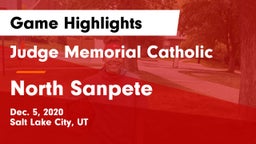 Judge Memorial Catholic  vs North Sanpete  Game Highlights - Dec. 5, 2020