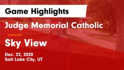 Judge Memorial Catholic  vs Sky View  Game Highlights - Dec. 22, 2020
