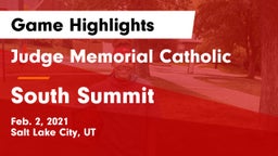 Judge Memorial Catholic  vs South Summit  Game Highlights - Feb. 2, 2021