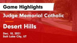 Judge Memorial Catholic  vs Desert Hills  Game Highlights - Dec. 10, 2021