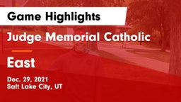 Judge Memorial Catholic  vs East  Game Highlights - Dec. 29, 2021