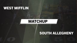 Matchup: West Mifflin vs. South Allegheny  2016