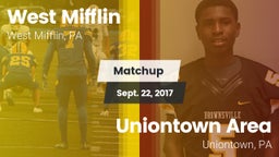 Matchup: West Mifflin vs. Uniontown Area  2017