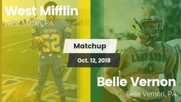 Matchup: West Mifflin vs. Belle Vernon  2018