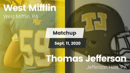Matchup: West Mifflin vs. Thomas Jefferson  2020