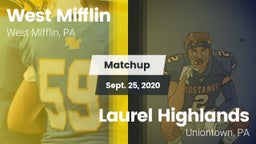 Matchup: West Mifflin vs. Laurel Highlands  2020