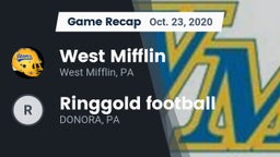 Recap: West Mifflin  vs. Ringgold football  2020