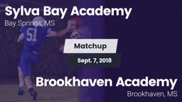Matchup: Sylva Bay Academy vs. Brookhaven Academy  2018