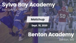 Matchup: Sylva Bay Academy vs. Benton Academy  2020