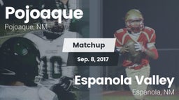 Matchup: Pojoaque vs. Espanola Valley  2017