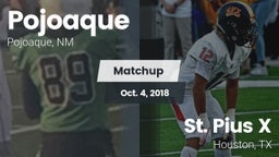 Matchup: Pojoaque vs. St. Pius X  2018