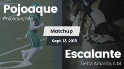 Matchup: Pojoaque vs. Escalante  2019