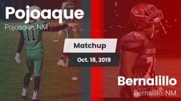 Matchup: Pojoaque vs. Bernalillo  2019