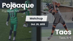 Matchup: Pojoaque vs. Taos  2019