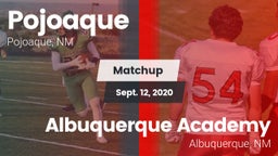 Matchup: Pojoaque vs. Albuquerque Academy  2020