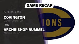 Recap: Covington  vs. Archbishop Rummel  2016