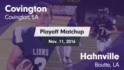 Matchup: Covington vs. Hahnville  2016