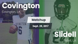 Matchup: Covington vs. Slidell  2017