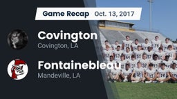 Recap: Covington  vs. Fontainebleau  2017