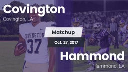 Matchup: Covington vs. Hammond  2017