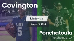 Matchup: Covington vs. Ponchatoula  2018
