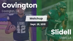 Matchup: Covington vs. Slidell  2018