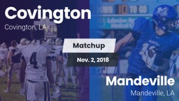 Matchup: Covington vs. Mandeville  2018