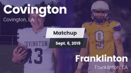 Matchup: Covington vs. Franklinton  2019