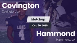 Matchup: Covington vs. Hammond  2020