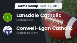 Recap: Lansdale Catholic  vs. Conwell-Egan Catholic  2018