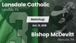 Matchup: Lansdale Catholic vs. Bishop McDevitt  2018