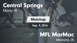 Matchup: Central Springs vs. MFL MarMac  2016