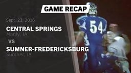 Recap: Central Springs  vs. Sumner-Fredericksburg  2016