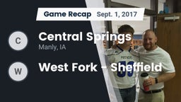Recap: Central Springs  vs. West Fork  - Sheffield 2017
