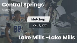 Matchup: Central Springs vs. Lake Mills -Lake Mills 2017