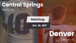 Matchup: Central Springs vs. Denver  2017