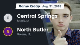 Recap: Central Springs  vs. North Butler  2018