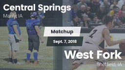 Matchup: Central Springs vs. West Fork  2018