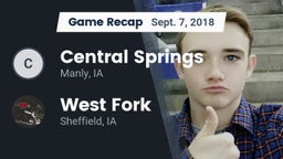 Recap: Central Springs  vs. West Fork  2018