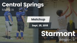 Matchup: Central Springs vs. Starmont  2018