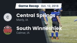 Recap: Central Springs  vs. South Winneshiek  2018
