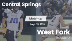 Matchup: Central Springs vs. West Fork  2019