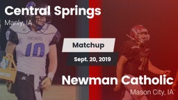 Matchup: Central Springs vs. Newman Catholic  2019