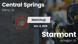 Matchup: Central Springs vs. Starmont  2019