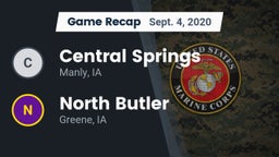 Recap: Central Springs  vs. North Butler  2020