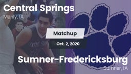 Matchup: Central Springs vs. Sumner-Fredericksburg  2020