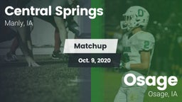 Matchup: Central Springs vs. Osage  2020